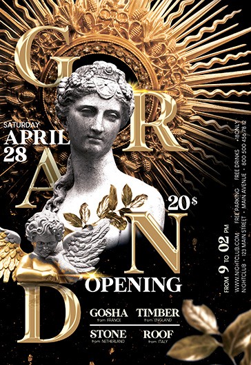 Grand Opening Flyer - Club