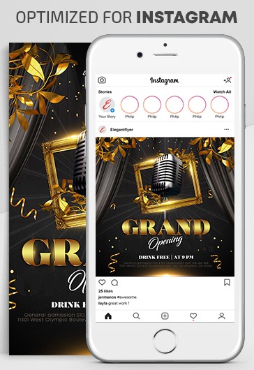 Grand Opening Instagram - Instagram Templates