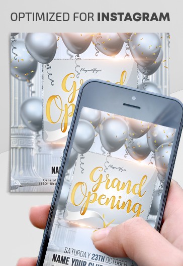 Große Eröffnung auf Instagram