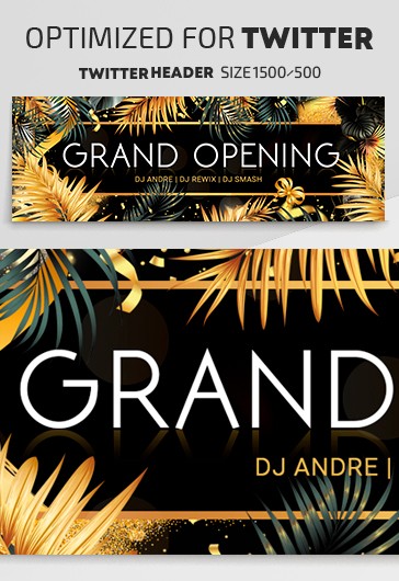 Grand Opening Twitter