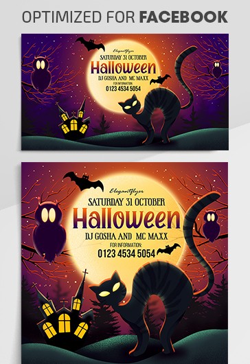 Halloween Cat Facebook