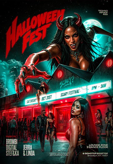Halloween Festival Flyer