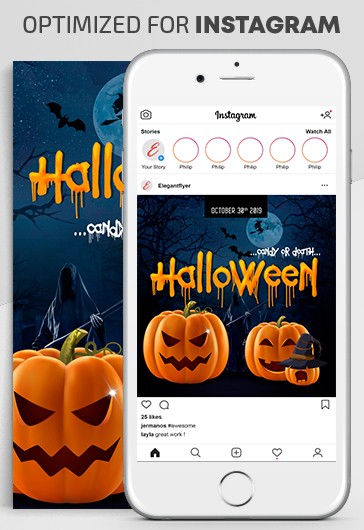 Halloween Evil Pumpkins Instagram
