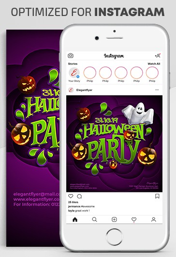 Halloween Instagram -> Instagram di Halloween