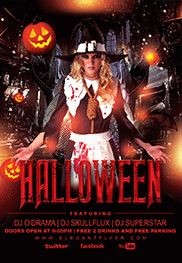 Halloween Nacht Party.