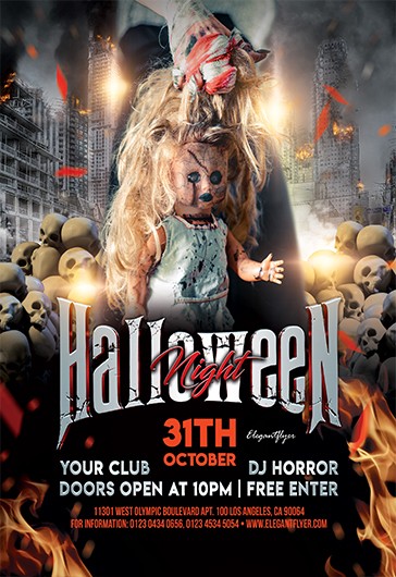Halloween Night Flyer