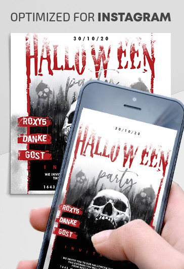 Fiesta de Halloween en Instagram.