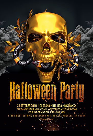 Halloween Party Flyer