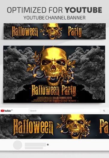Festa de Halloween no Youtube