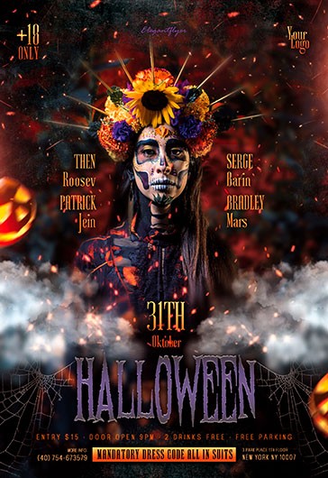 Smoky Halloween Flyer - Halloween