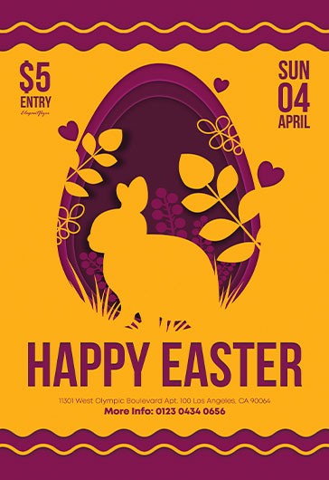 Happy Easter Poster - Events Poster