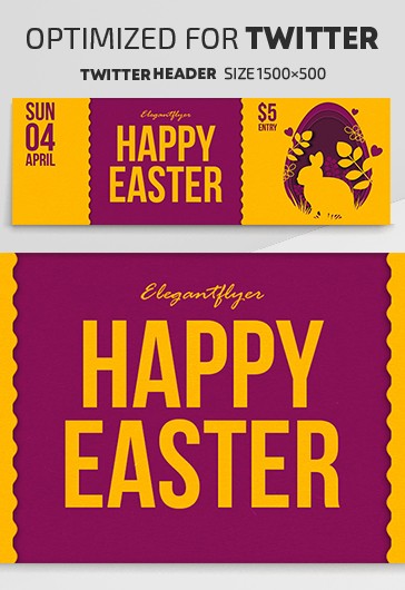 Happy Easter Twitter - Twitter Templates