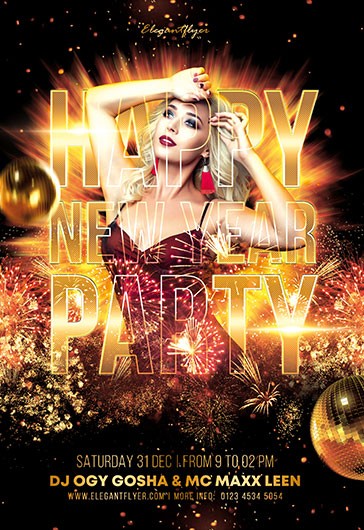Happy New Year Flyer