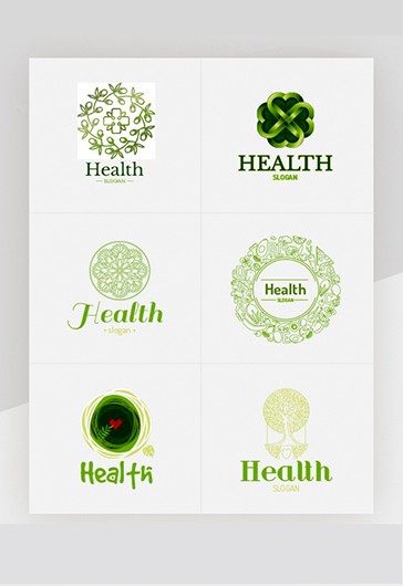 Gesundheits-Logo-Set - Unternehmen