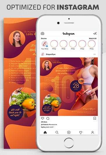 Healthy Life - Instagram Templates