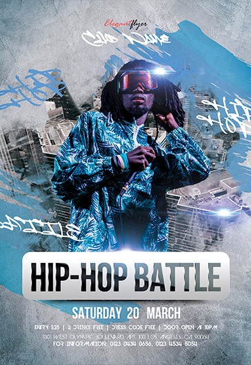 Hip Hop Battle Flyer