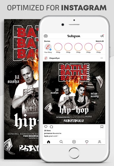 Hip-Hop Battle Instagram