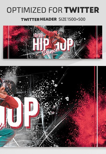 Black Colorful Hip Hop Dance Premium Social Media Template PSD | by ...