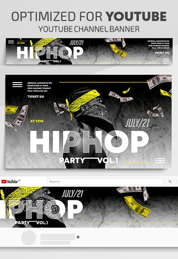 Hip Hop Youtube - Modèles Youtube