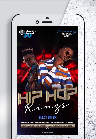 Hip Hop Kings - Instagram Templates