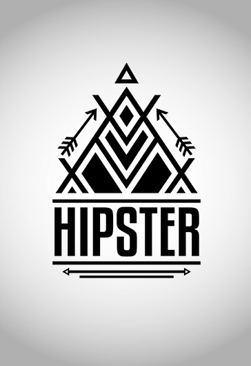 Logotipo hipster