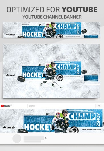 Hockey Champ Youtube - Youtube-Vorlagen
