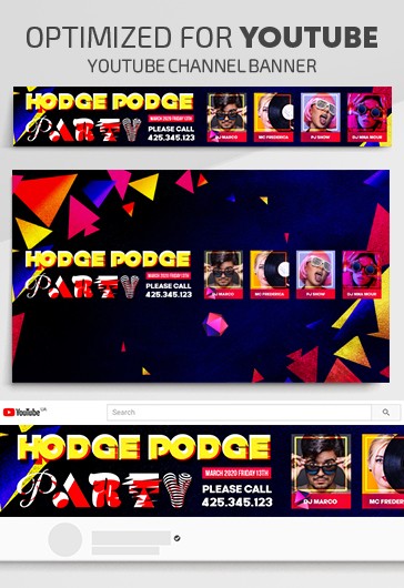 Hodgepodge Party Youtube - Youtube Templates