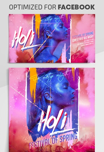 Festival Holi de Facebook