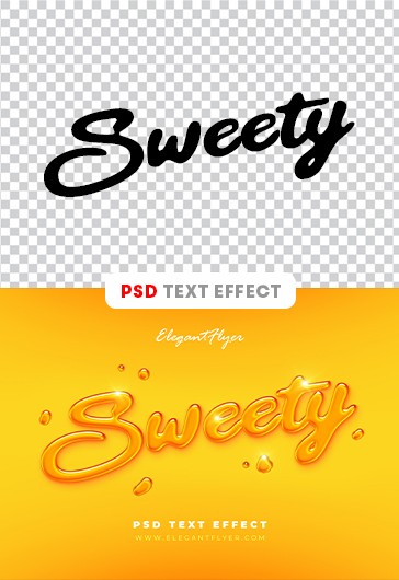 Sweety Text Effect - Water