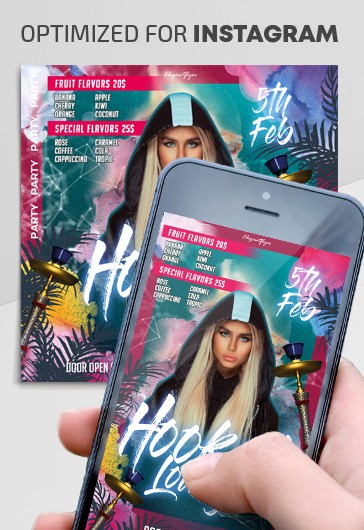 Lounge de narguilé no Instagram