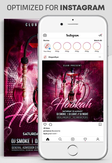 Hookah Night Instagram