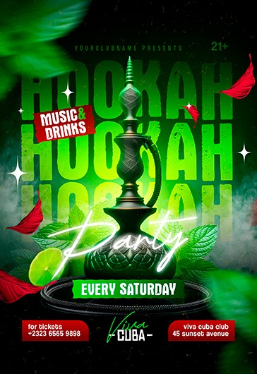 Hookah Party - Wasserpfeifenparty - Hookah