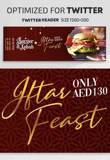 Plantilla de redes sociales PSD Red Simple Fiesta del Iftar Premium ...