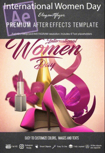 International Women Day After Effects