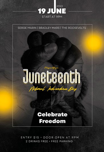 Juneteenth National Day Poster