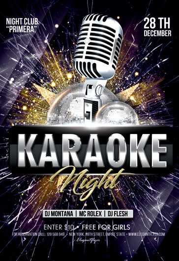 1000+ Free Karaoke Flyer Templates (PSD) - by ElegantFlyer