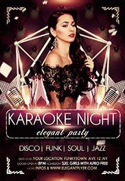 Karaoke Night Flyer