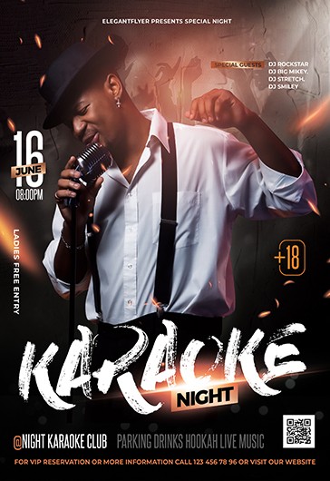 Plakat karaoke - Karaoke