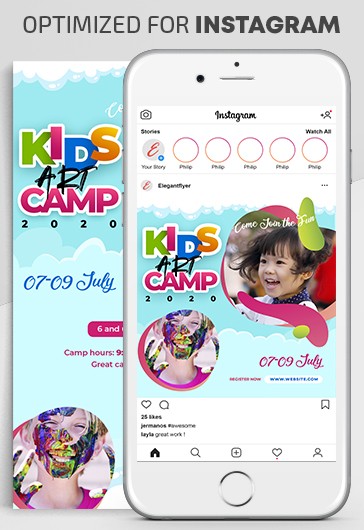 Kids Art Camp Instagram