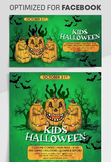 Facebook de Halloween para niños