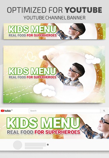 Menu dla dzieci Youtube
