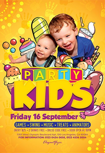 Kids Party - Yellow