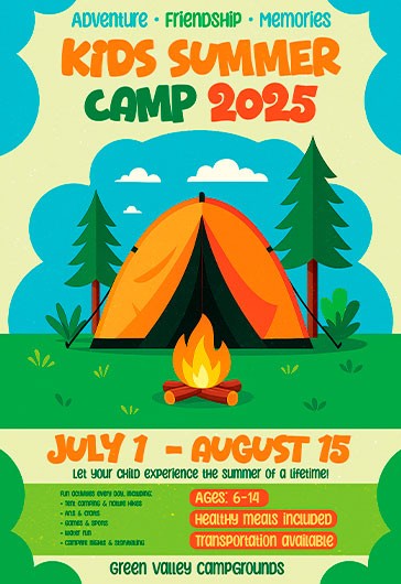 Colonie de vacances pour enfants