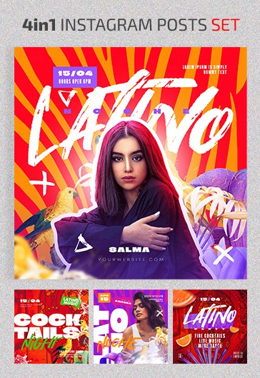 Latino Fiesta Party Post