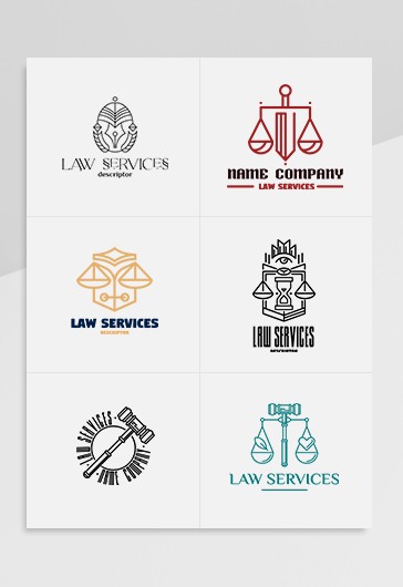 Law Services Logo Set - Law