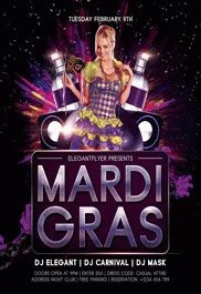 Mardi Gras Design V02 - Masquerade