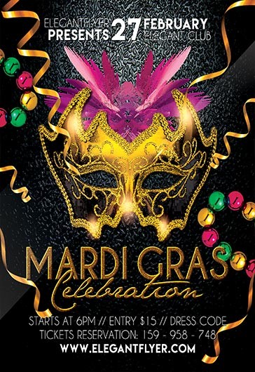 Mardi Gras Flyer