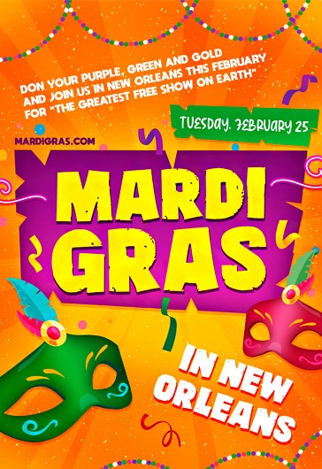 Mardi Gras Flyer