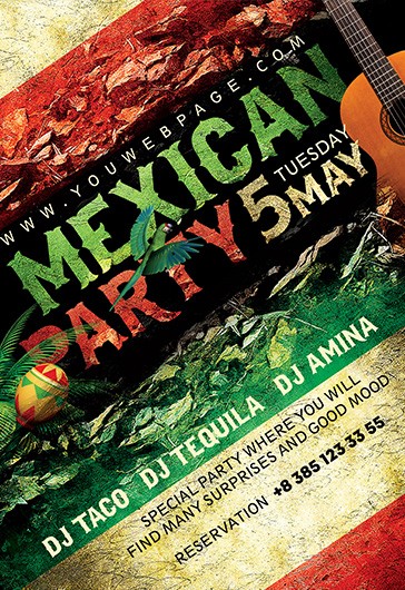 Mexican Party Invitation - Party Invitation