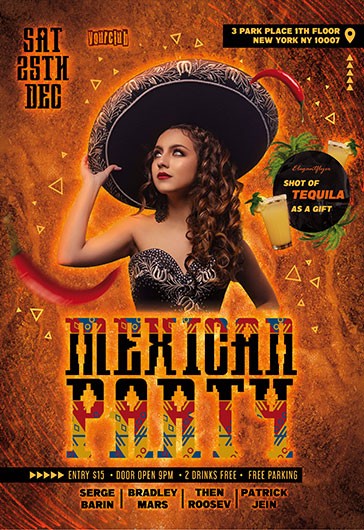 Mexican Party Flyer1